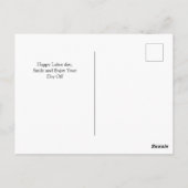 3 Foto Simple Elegant Labour Day mit US-Flagge Postkarte (Rückseite)