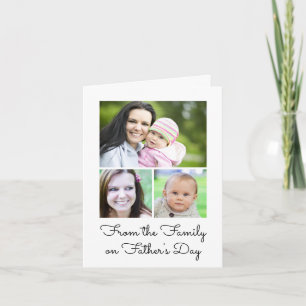 3 Foto-Skript von Familienkids-Vatertag Karte