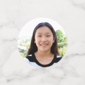 3 Foto Sweet 16 Birthday Black Gold Glitzer Girly Konfetti (Klein Vorderseite)