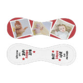 3 Foto und Personalisierter Text Baseball (Paneele)