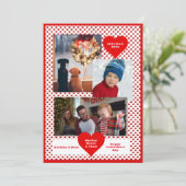 3 Foto Valentine Family Collage (Stehend Vorderseite)