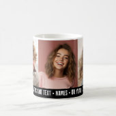 3 Foto-Vorlage Modernes Minimal-Textdesign Kaffeetasse (Mittel)