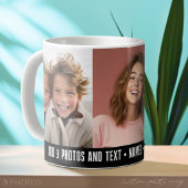 3 Foto-Vorlage Modernes Minimal-Textdesign Kaffeetasse