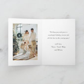 3 Foto Weihnachten Boho Red Bow Ribbon (Innenseite)