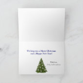 3 Foto Weihnachtsbaumschmuck Feiertagskarte (Innenseite)