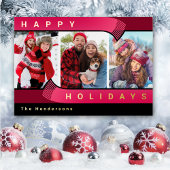 3 Foto Weihnachtskarte Folien Feiertagskarte