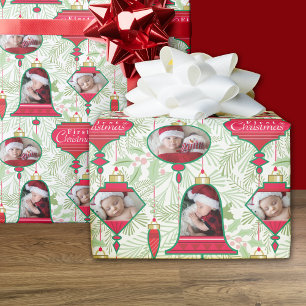 3 Foto Weihnachtsverpackung Geschenkpapier