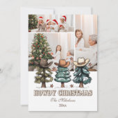 3 Foto Western Howdy Weihnachten (Vorderseite)