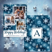 3 Foto Winterwonderland Schneeflocken Weihnachten