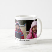 3 Foto Wir Liebe Sie Grammy Kaffeetasse (VorderseiteRechts)