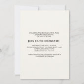 3 Foto Zeitachse Abschluss Einladung (Rückseite)