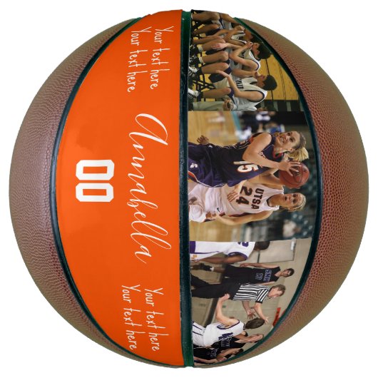 3 Foto zwei benutzerdefinierte Meldungsnamen und S Basketball (Vertikal)