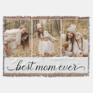 3 FotoCollage Beste Mama je Decke