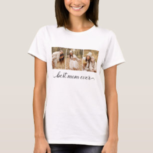 3 FotoCollage Beste Mama je Frauen T-Shirt