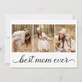 3 FotoCollage Beste Mama je Karte