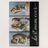 3 FotoCollage Beste Mama je Puzzle (Vertikal)