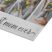 3 FotoCollage Beste Mama je Schneidebrett (Ecke)