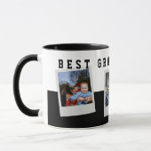 3 FotoCollage Beste Opa je Personalisiert Tasse (Links)