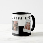 3 FotoCollage Beste Opa je Personalisiert Tasse (VorderseiteRechts)