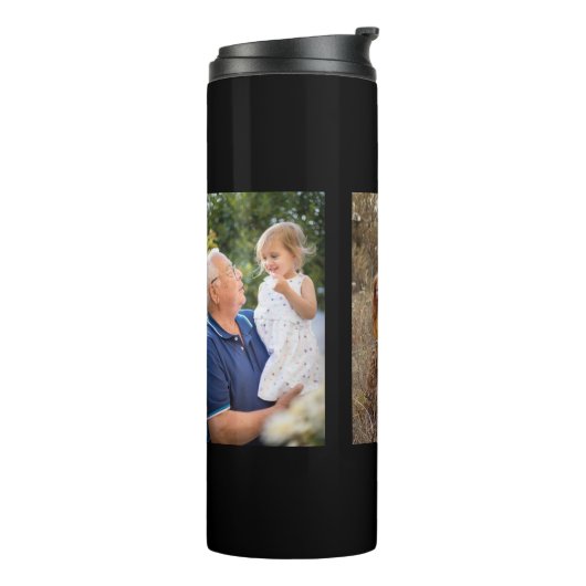 3 FotoCollage-Brauch Thermosbecher (Nach links gedreht)