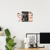 3 FotoCollage Custom Personalisiert Poster (Heimbüro)
