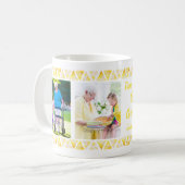 3 FotoCollage, Custom Typografy - Großes Oma Kaffeetasse (Vorderseite Links)