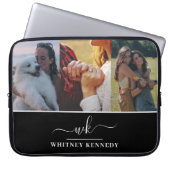 3 Fotocollage Erstellen Sie Ihre eigene Monogramm Laptopschutzhülle (Vorderseite)