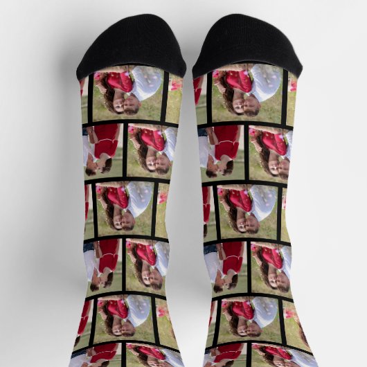 3 FotoCollage Erstellen Sie Ihre eigenen Socken (Oben)