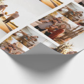 3 FotoCollage für benutzerdefinierte Vorlagen Geschenkpapier (Ecke)