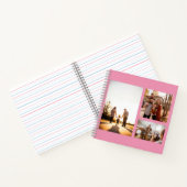 3 FotoCollage für benutzerdefinierte Vorlagen Notizblock (Innenseite)