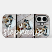 3 FotoCollage - Horizontale Bilder mit Individuell Case-Mate iPhone Hülle (Rückseite (Horizontal))