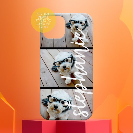 3 FotoCollage - Horizontale Bilder mit Individuell Case-Mate iPhone Hülle