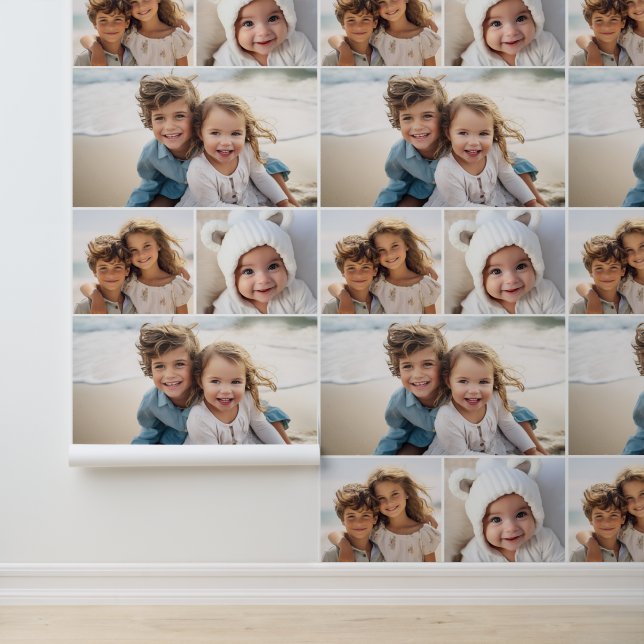 3 FotoCollage mit weißem Hintergrund Tapete (Anwendung)