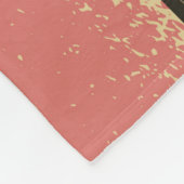 3 FotoCollage Rustikaler Abstrakter Personalisiert Fleecedecke (Ecke)