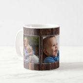 3 Fotomaterial Dunkelbraunes Holz Kaffeetasse (Vorderseite Links)