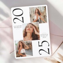 3 Fotos Ankündigung des modernen Abschlusses