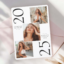 3 Fotos Ankündigung des modernen Abschlusses