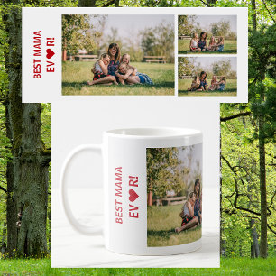 3 Fotos Beste Mama überhaupt Fotocollage Muttertag Kaffeetasse