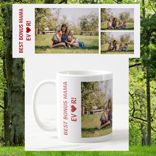 3 Fotos Bester Bonus Mama Ever Herzklopfen Foto Co Kaffeetasse