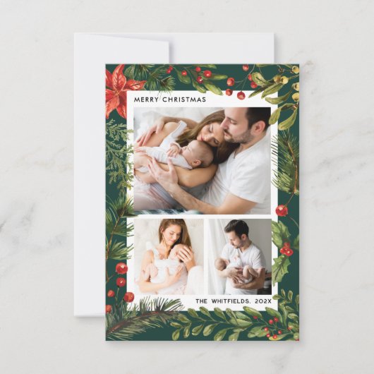 3 Fotos Botanische Weihnachtsfeiertage (Vorderseite)