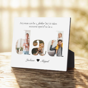 3 Fotos Dad-Cutout-Geschenk zum Vatertag Fotoplatte