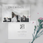 3 Fotos Elegante klassische Hochzeit speichern das Save The Date<br><div class="desc">3 Fotos Elegante klassische Hochzeit speichern das Datum</div>