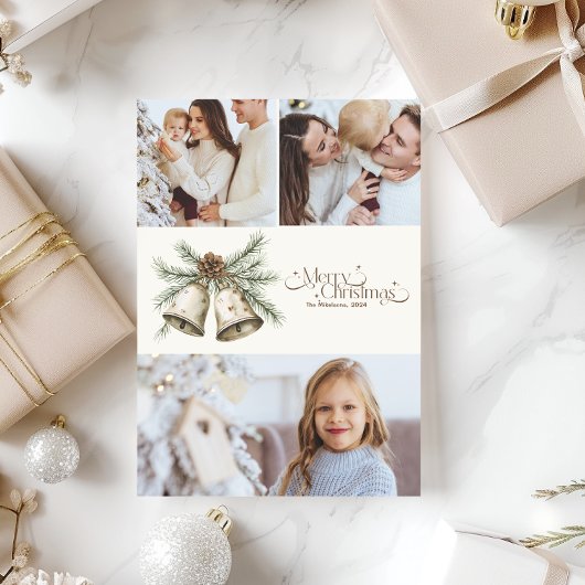 3 Fotos Gemütlich festlich Rustikale Weihnachten