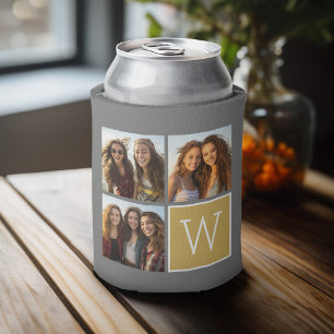 3 Fotos - Instagram-Fotocollage mit individuellem  Dosenkühler