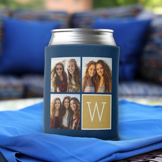 3 Fotos - Instagramm-FotoCollage Benutzerdefiniert Dosenkühler