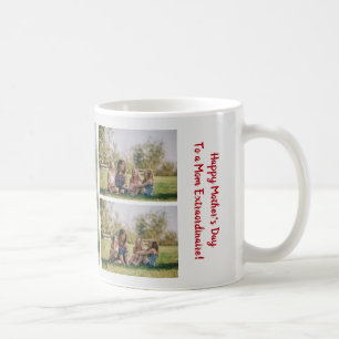 3 Fotos Mama Extraordinaire Niedlich Elegant Mutte Kaffeetasse