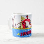 3 Fotos Niedliches Comic Superhero Fathers Day Cof Kaffeetasse (Vorderseite Links)