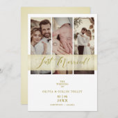 3 Fotos nur verheiratet handgeschriebenes Zitat ge (Vorne/Hinten)