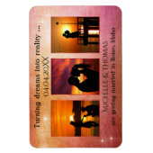 3 Fotos Romantische Farben speichern Zeitschrift Magnet (Vertikal)