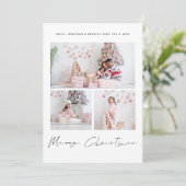 3 Fotos Script Family Frohe Weihnachten (Stehend Vorderseite)